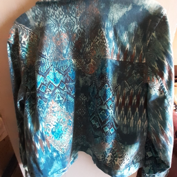 Coldwater Creek Multicolored Jacket - Picture 3 of 4